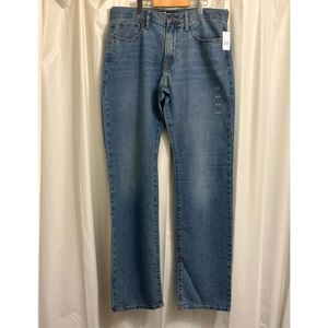 GAP Denim Straight Jeans with Washwell - 34/34